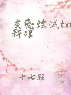 灰飞烟灭txt新浪