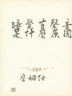 睡觉有声音就醒是什么原因