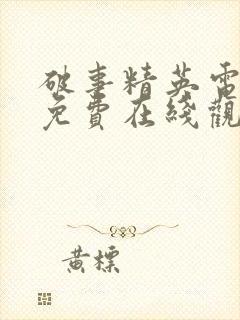 破事精英电视剧免费在线观看全集