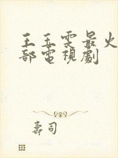 王玉雯最火的三部电视剧