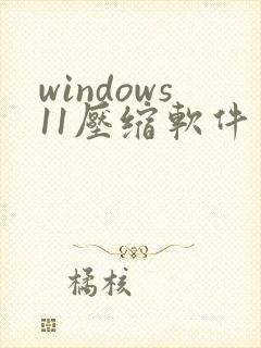windows11压缩软件