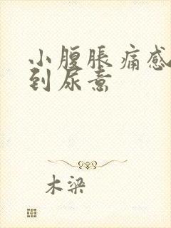 小腹胀痛感觉不到尿意