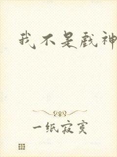 我不是戏神全部