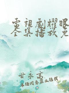 电视剧耀眼的你全集播放免费观看