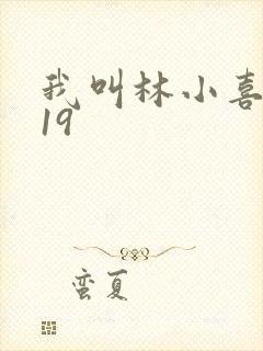 我叫林小喜今年19