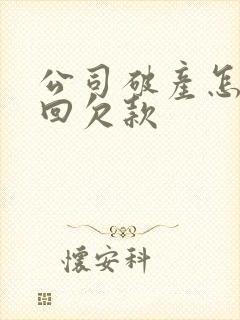 公司破产怎么追回欠款
