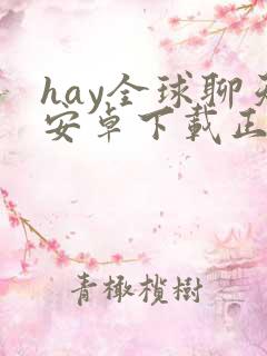 hay全球聊天安卓下载正版