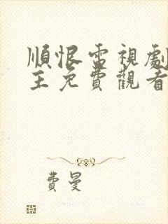 顺恨电视剧双男主免费观看全集