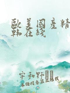 欧美国产精品日韩在线