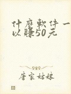 什么软件一天可以赚50元