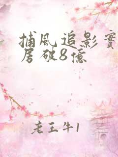 捕风追影实时票房破8亿