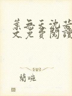 叶无天沈若轻全文免费阅读笔趣阁