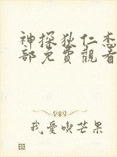 神探狄仁杰第一部免费观看完整版高清