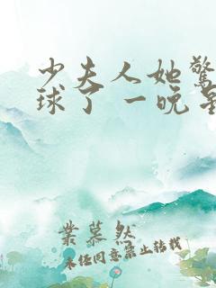 少夫人她惊艳全球了 一晚星河