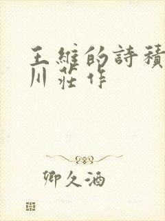 王维的诗积雨辋川庄作