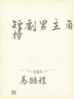 短剧男主角排行榜
