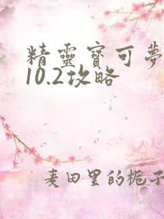 精灵宝可梦剑盾10.2攻略