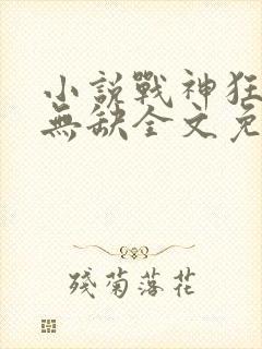 小说战神狂飙叶无缺全文免费阅读