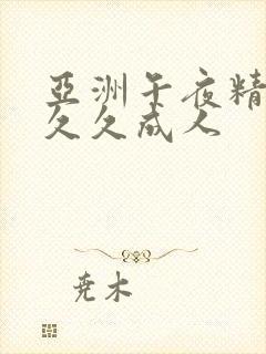 亚洲午夜精品久久久成人