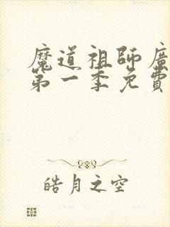 魔道祖师广播剧第一季免费听