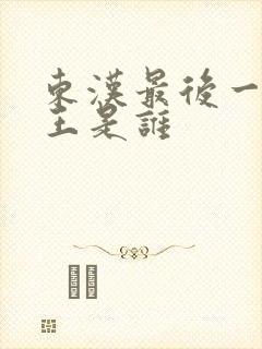 东汉最后一位帝王是谁