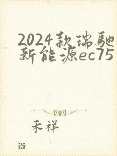 2024款瑞驰新能源ec75