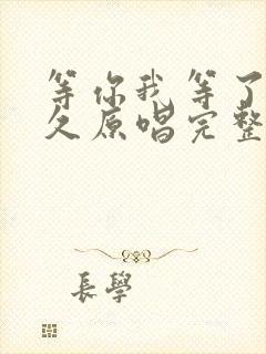 等你我等了那么久原唱完整版