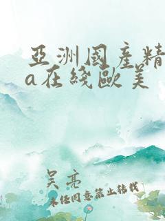 亚洲国产精品va在线欧美