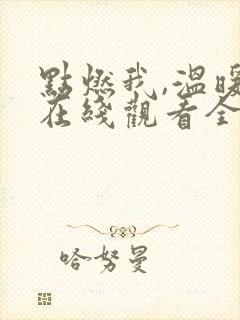 点燃我,温暖你在线观看全集免费