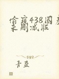 偷窥438国产未删减版