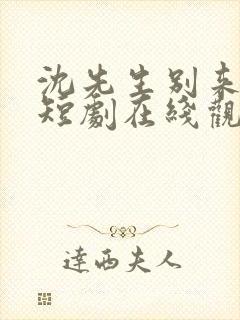 沈先生别来无恙短剧在线观看