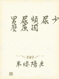 男尿频尿少是什么原因
