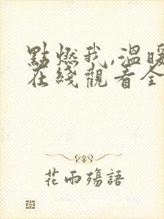 点燃我,温暖你在线观看全集免费