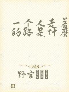 一个人走着孤单的路是什么歌