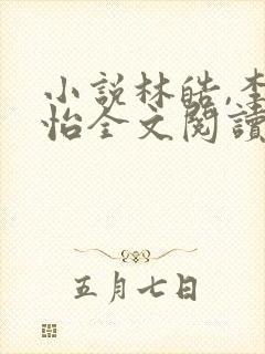 小说林皓,李静怡全文阅读