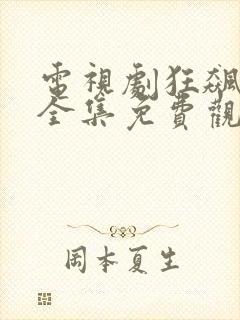 电视剧狂飙风暴全集免费观看高清
