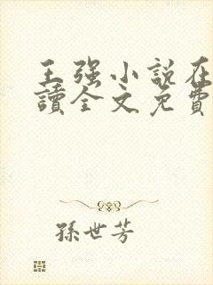 王强小说在线阅读全文免费