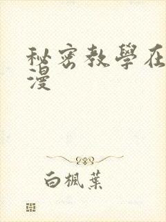 秘密教学在线韩漫