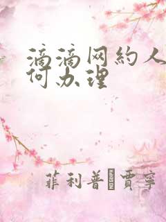 滴滴网约人证如何办理