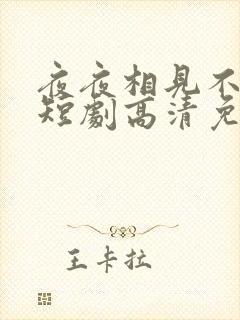 夜夜相见不识君短剧高清免费