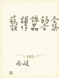 苏诺锦的全部小说作品合集
