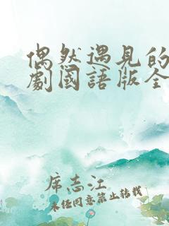 偶然遇见的你韩剧国语版全集免费
