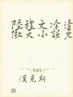 陆程文冷清秋龙傲天小说免费阅读