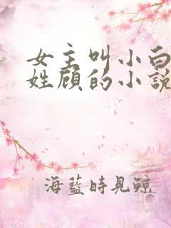 女主叫小白男主姓顾的小说
