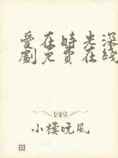 爱在时光深处短剧免费在线观看