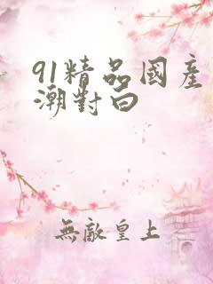 91精品国产高潮对白