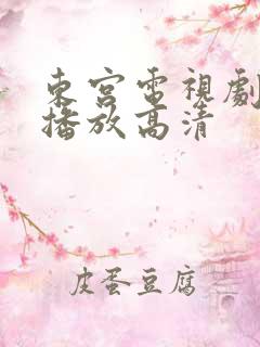 东宫电视剧免费播放高清