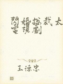 闪婚总裁太霸道电视剧