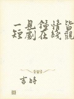 一见钟情皆是爱短剧在线观看