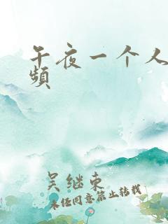午夜一个人的视频
